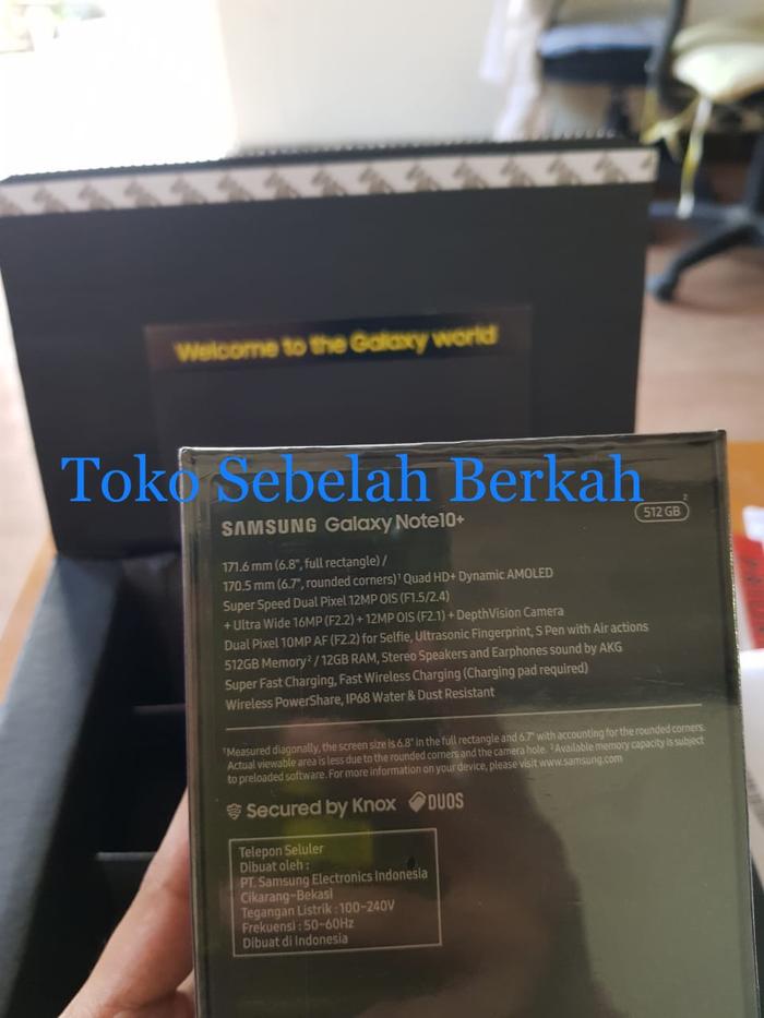 Gambar Samsung Galaxy Note 10 Plus + 512 GB Aura Glow dari Toko Sebelah Berkah undefined Tokopedia