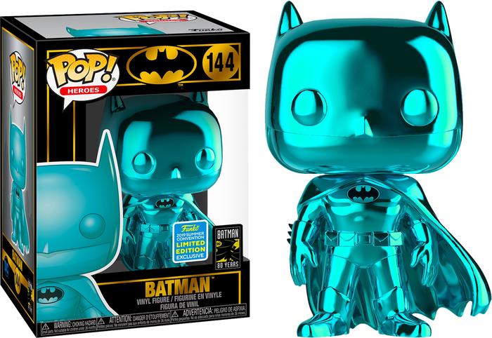 Dc Comics Teal Chrome Batman Funko Funko POP! Heroes Batman (Teal