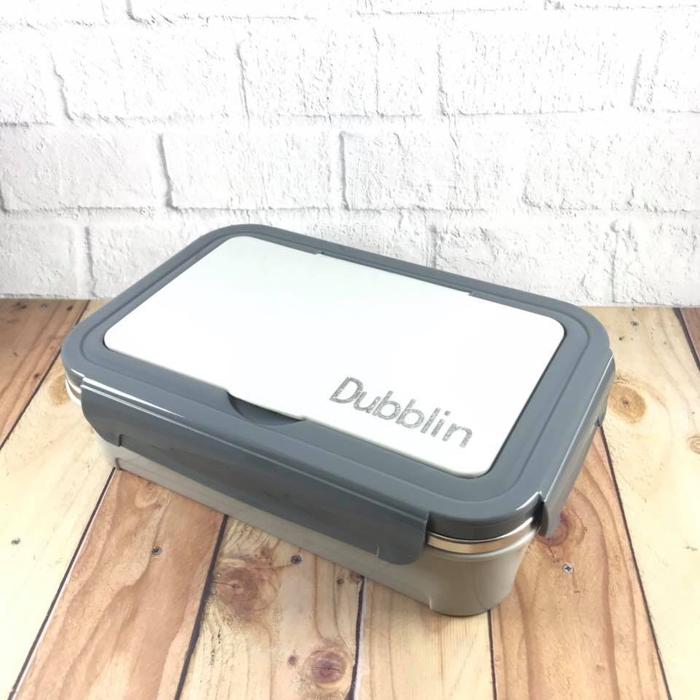Gambar Dubblin Buffet Insulated Lunch Box Grey dari Perfectly You Butik undefined Tokopedia