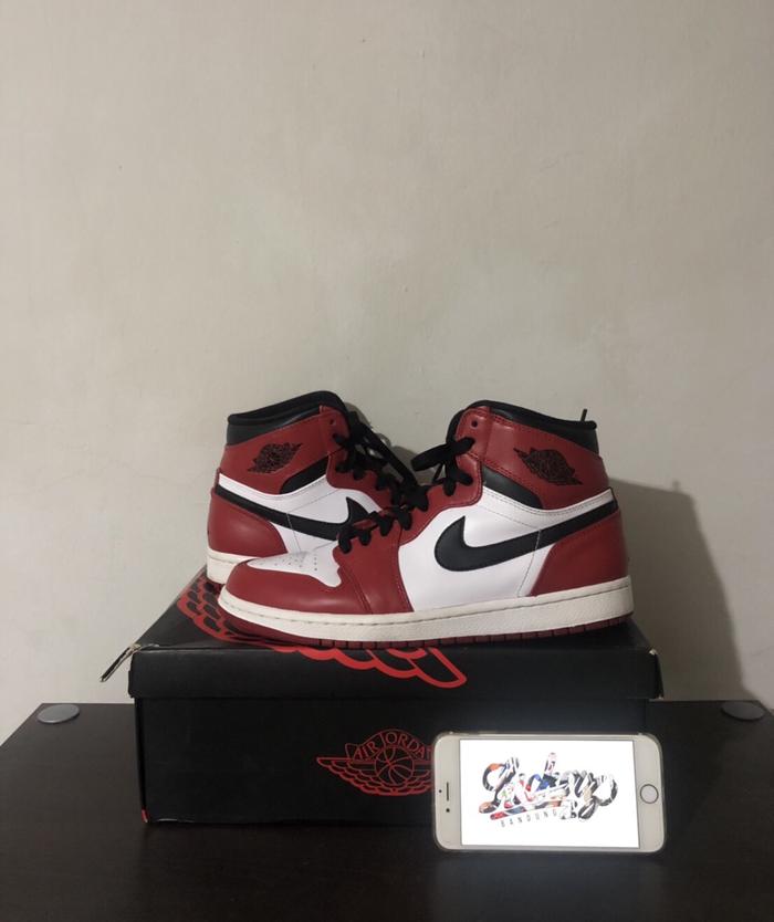 Jual Nike Air Jordan 1 High Retro OG Chicago 2013 ORIGINAL - Kab. Bandung  Barat - Kickerzbandung | Tokopedia