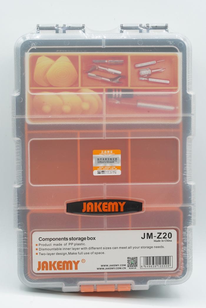 Gambar JAKEMY JM-Z20 Double Layer Plastic Components Storage Box Tool Box dari More More More More undefined Tokopedia