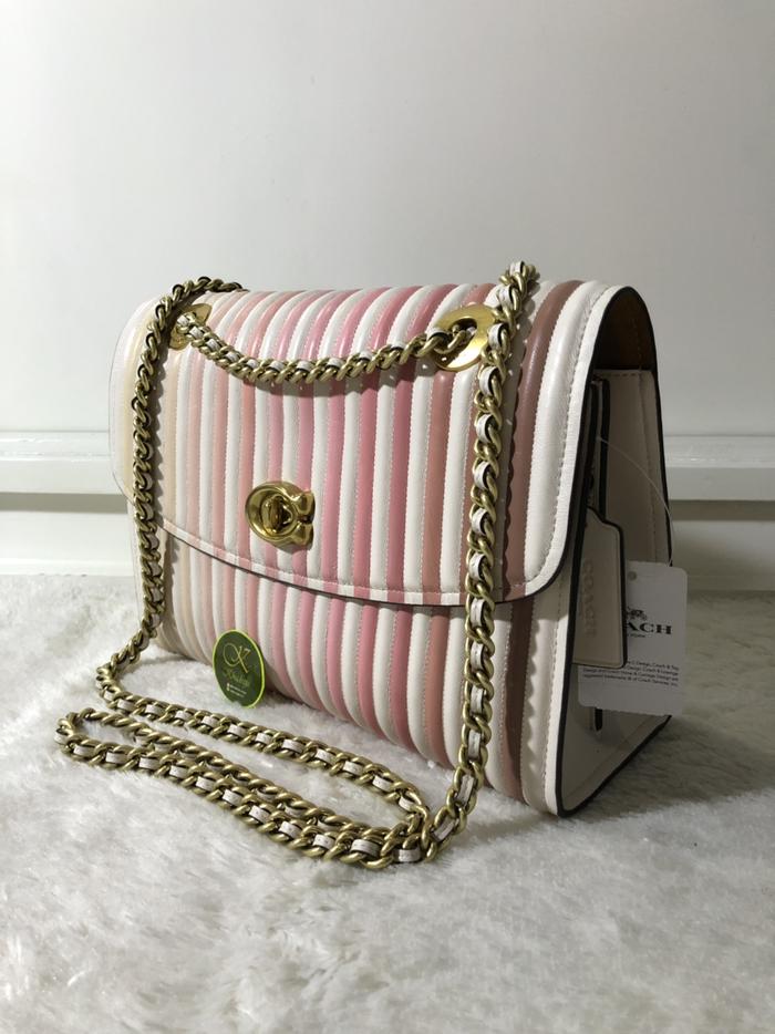 Ombre Coach Parker Chalk Jual COACH Parker With Ombré Quilting