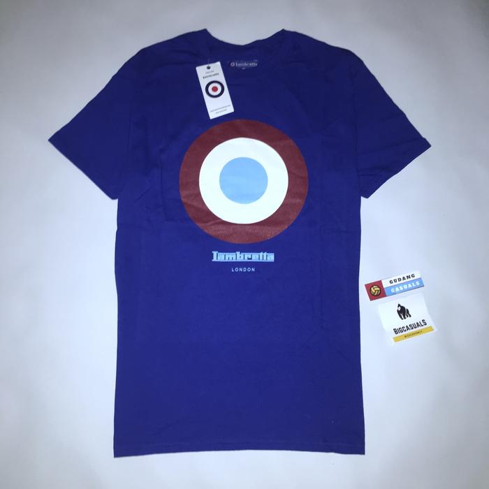 Jual Kaos tshirt lambretta target blue 