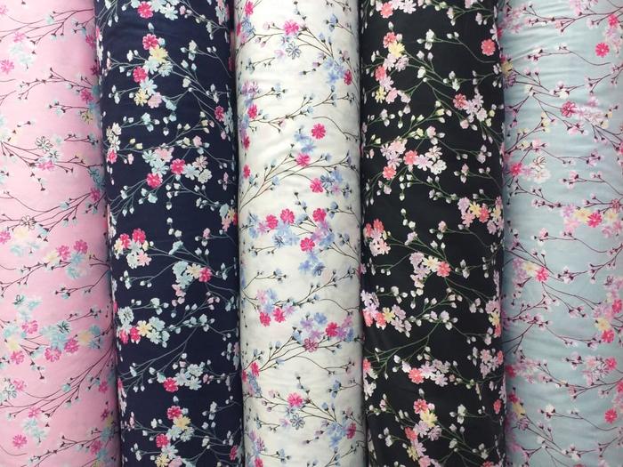 Jual Kain Katun Jepang Motif Bunga Warna Warni Lebar 1 50 Meter Jakarta Barat Calvinsug Tokopedia