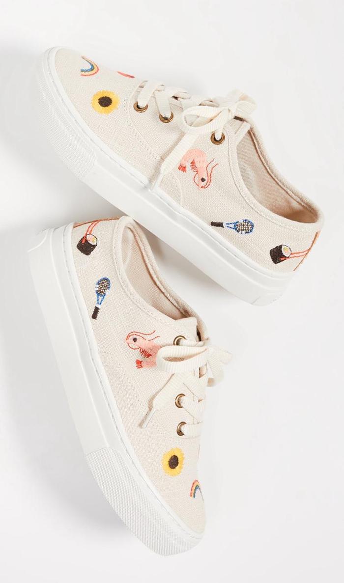 blush plimsolls