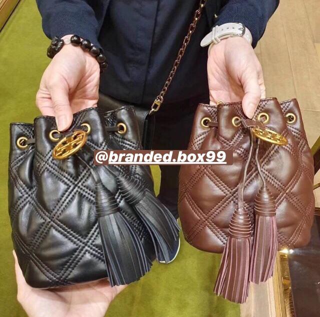chelsea quilted drawstring bolsa