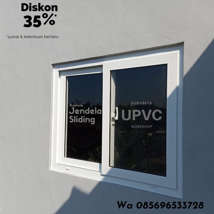 Gambar Jendela sliding upvc dari Omah Onthel Jember undefined Tokopedia
