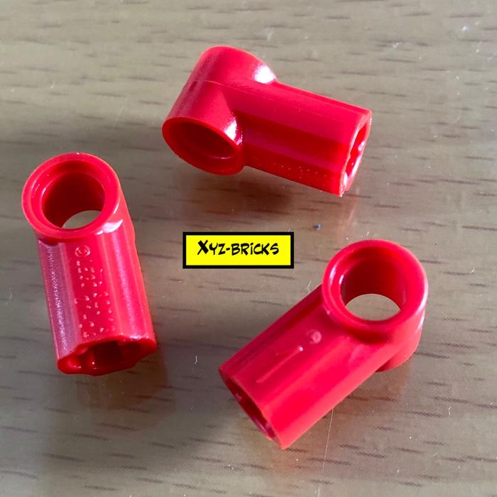 Gambar LEGO PARTS 4254606 - Technic Angle Element 0 Degrees No. 1 Bright Red dari XYZ Bricks undefined Tokopedia