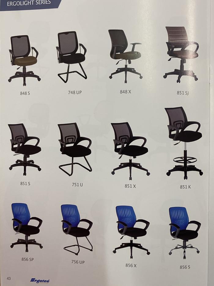 Jual Ergotec kursi 851 S Chairs Kota Administrasi Jakarta Pusat