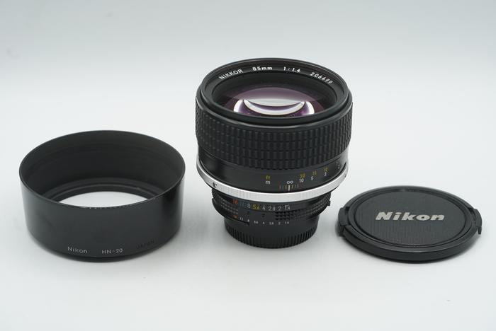 Nikon Ai-S Nikkor 85mm F1.4 フード付き Jual Lensa Nikon Nikkor AIS
