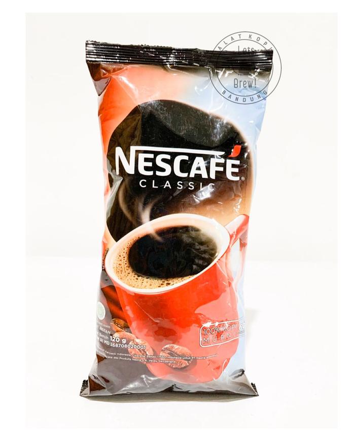 Gambar Nescafe Classic 120gr Kopi hitam tinggal seduh tanpa ampas - 120 Gram dari Alat Kopi Bandung undefined Tokopedia