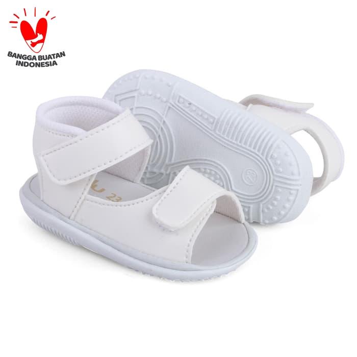 Gambar sandal anak cowok perekat umur 1 2 tahun bunyi putih polos - Putih, 25 dari syalu undefined Tokopedia