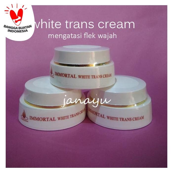 Jual Immortal White Trans Cream Untuk Kulit Berflek Dan Hiperpigmentasi Kota Malang Janayu Beauty Care Tokopedia
