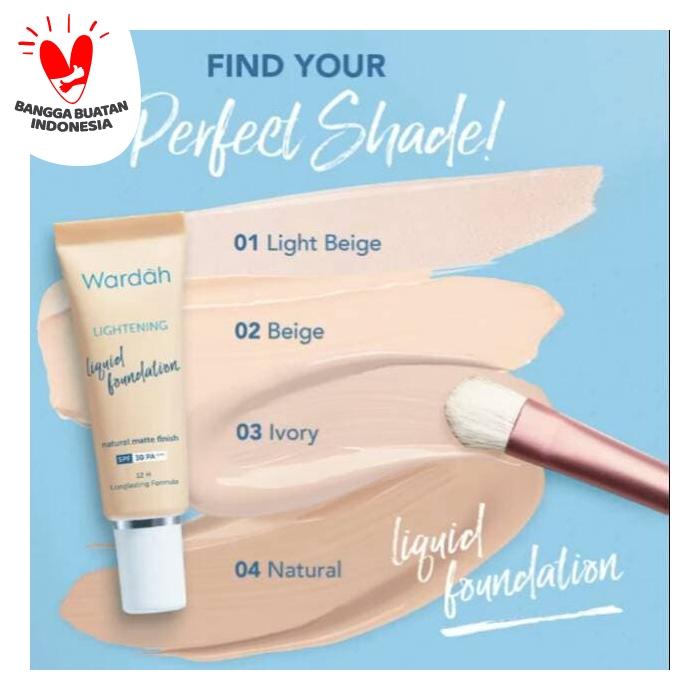 foundation wardah lightening liquid