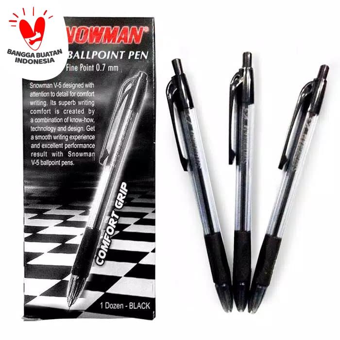 Gambar Pen/Pulpen Snowman V5 0,7 mm - V5 Htm 1lsn dari Talenta Stationery undefined Tokopedia