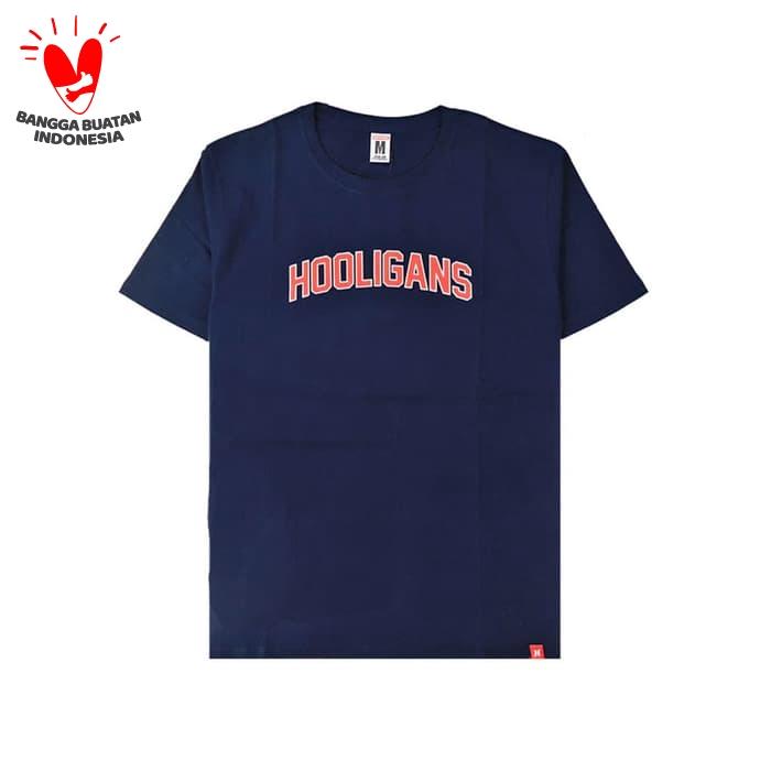 Gambar HOOLIGANS - T-SHIRT - HOOLIGANS V2 #2 - NAVY - S dari Hooligans undefined Tokopedia