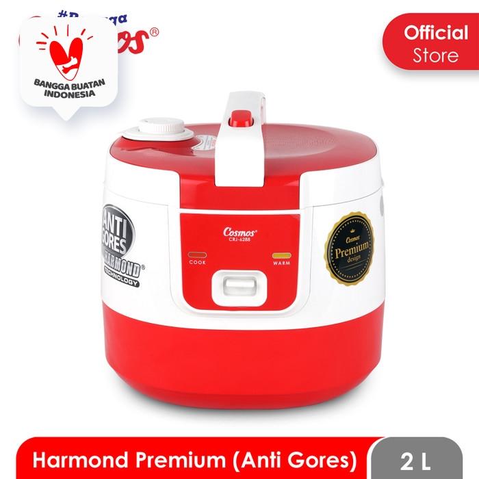 Gambar Cosmos Harmond CRJ-6288 - Rice Cooker 2 L (Red/Green/Blue) - Merah dari Cosmos Mall undefined Tokopedia