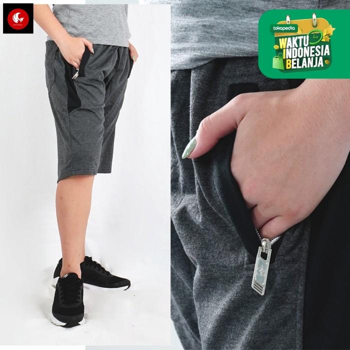 Gambar Okechuku SCOTIE M-XXL Celana Pendek Wanita Celana Pendek Santai Wanita - Abu Tua, M fit to L dari Okechuku undefined Tokopedia