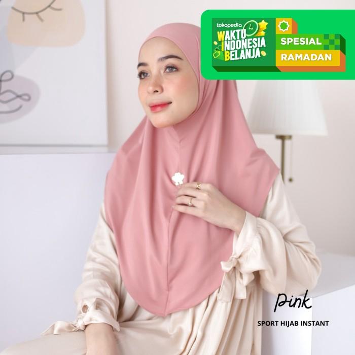Gambar HIJAB BERGO INSTANT PREMIUM | JILBAB BERGO | ANNISA BERGO YOUTHSCARF - PINK dari Youthscarf Official undefined Tokopedia