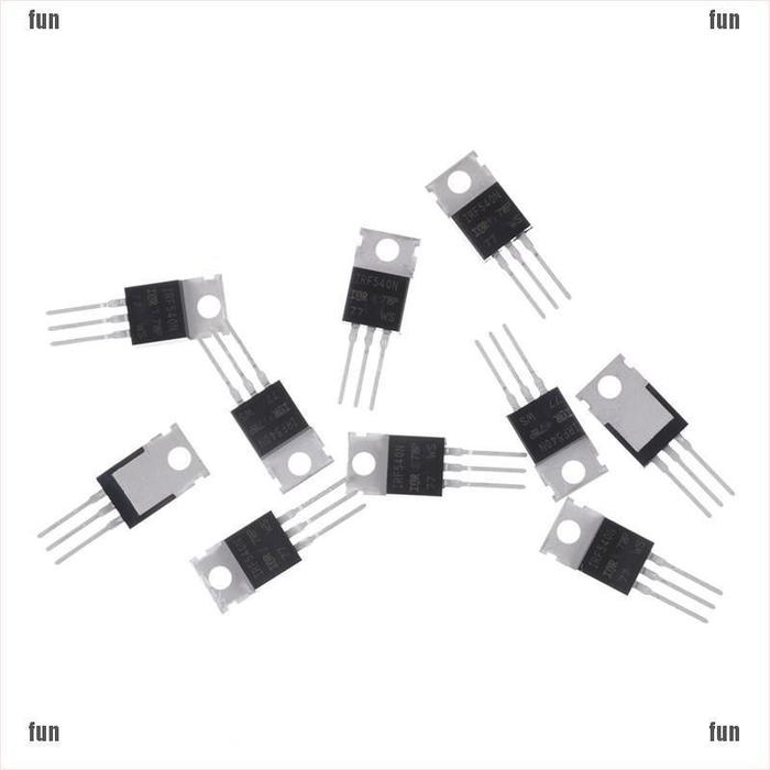 10pcs MOSFET Bundle Bridgold 10pcs IRF540 IRF540N TO-220 N Channel, 33 A Mosfet Transistor - View #14