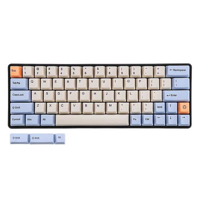 Gambar AN 64 Key OEM Profile Dye-sub PBT Keycaps Keycap Set for GK64 dari All Night Import undefined Tokopedia