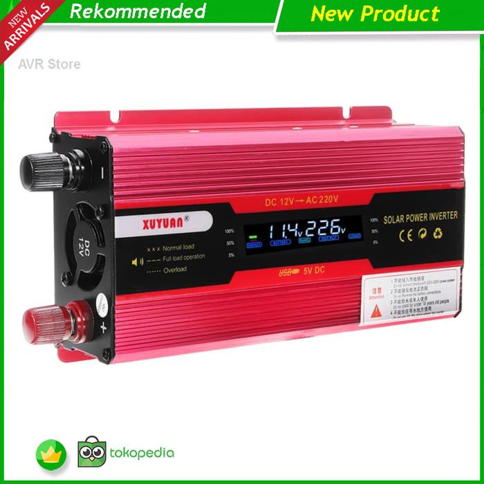 Gambar BARU!! XUYUAN 4000W Solar Power Inverter DC 12/24V to AC 110/220V dari avrstore undefined Tokopedia