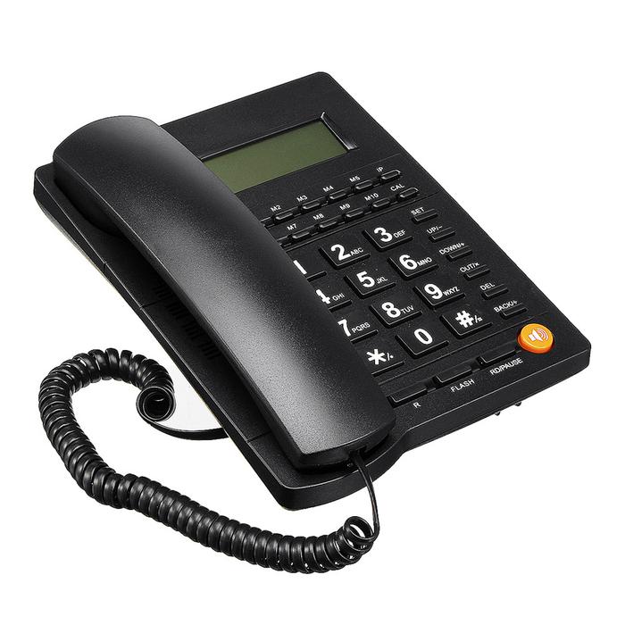 Gambar AN Home Telephone Landline Phone Display Caller ID hands-free dari All Night Import undefined Tokopedia