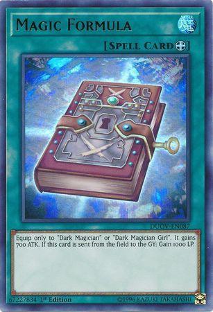 Yu-Gi-Oh! Karte „Magic Formula“ – DUOV-EN087 Ultra Rare, 1. Auflage