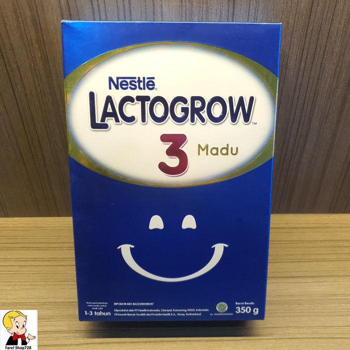 Gambar Lactogrow Nestle 3 1 - 3 Tahun Susu Pertumbuhan Rasa Madu Halal 350 Gr dari Farrel Shop728 undefined Tokopedia