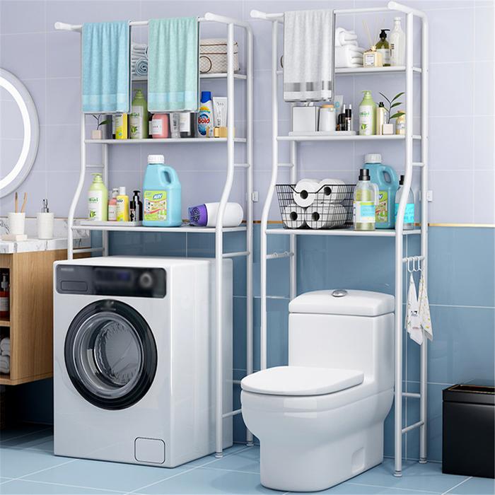 Jual 3-Tier Over Bathroom Storage Rack Shelf Unit Organizer Toilet