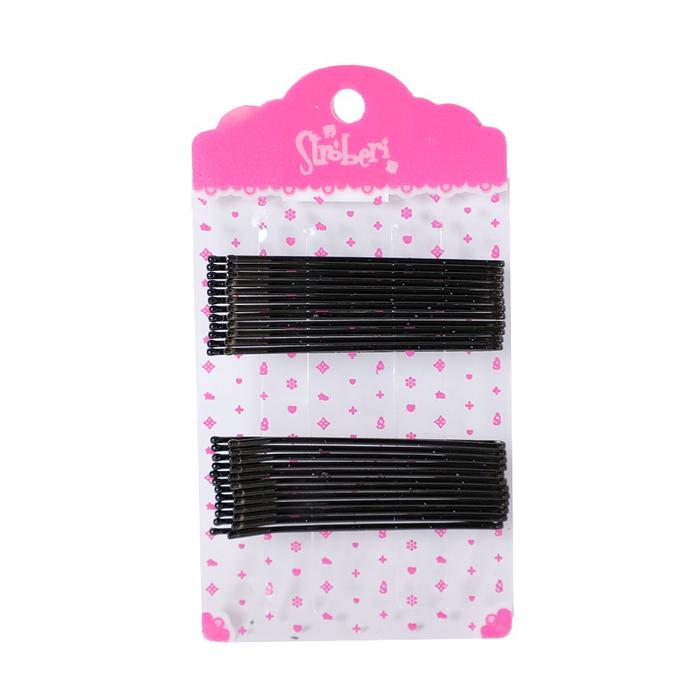Gambar Stroberi Bobby Pin Plain Set - Black - Mix 1 dari Stroberi Accessories undefined Tokopedia