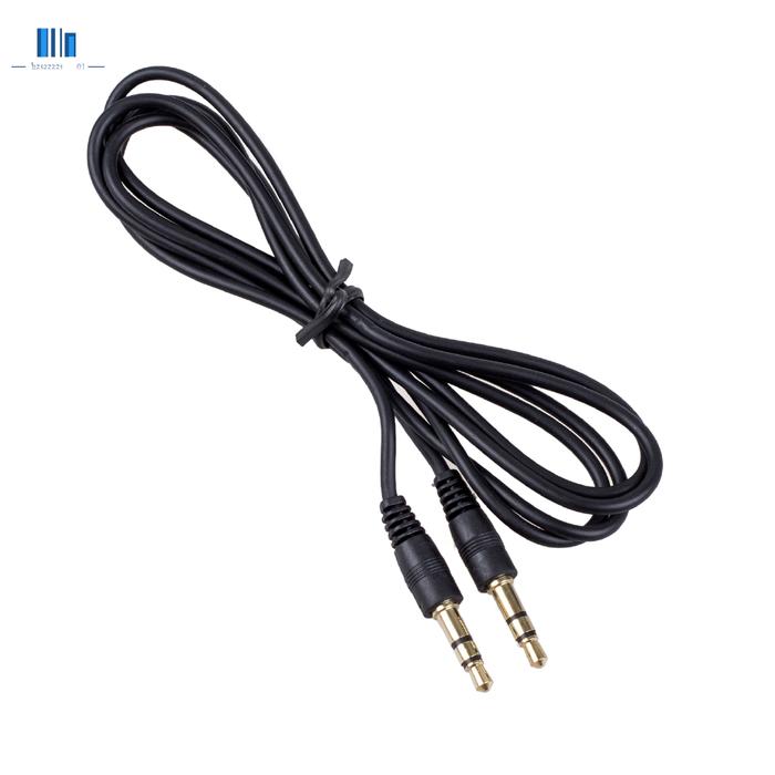 3.5mm GOLD AUX JACK CABLE LEAD 1m 