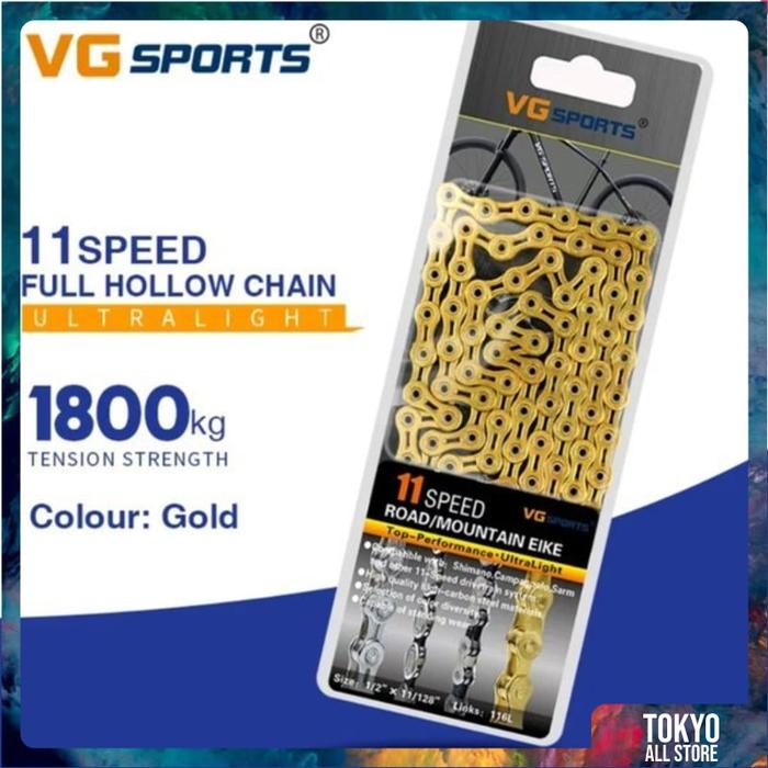Jual RANTAI VG SPORTS 11 SPEED GOLD 