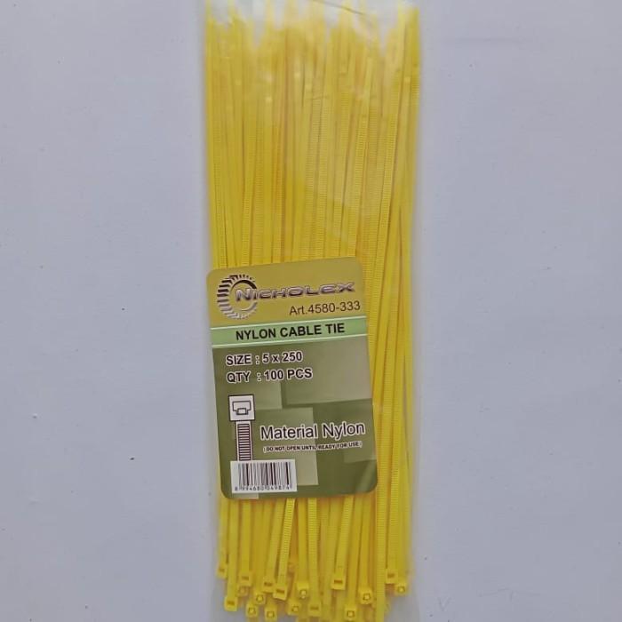 Gambar Kabel Tis / Cable Tie / Kabel Ties Nicholex 5 x 250mm - Hijau dari CATUR SENTOSA ABADI 888 undefined Tokopedia