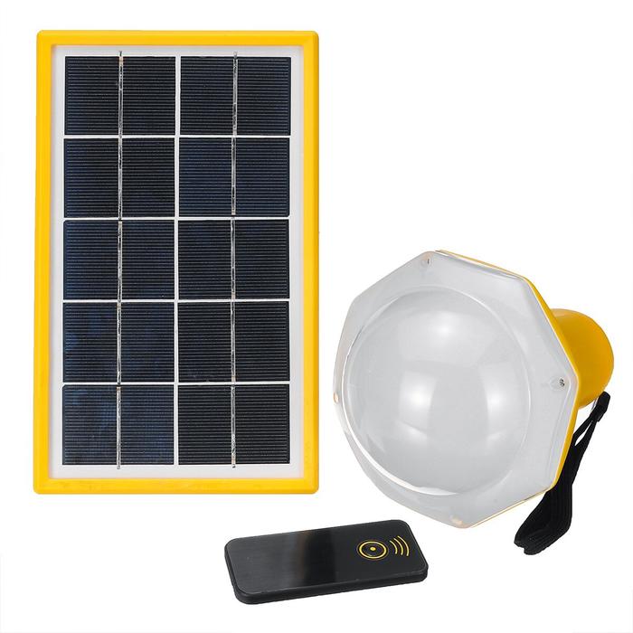 Gambar AN 200LM Solar Panel Bulb Power 5 Modes DC Lighting System dari All Night Import undefined Tokopedia