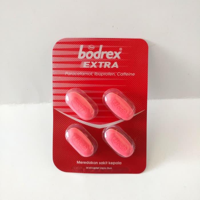 Gambar bodrex extra 1 blister isi 4 tablets obat sakit kepala dari wellingmart undefined Tokopedia