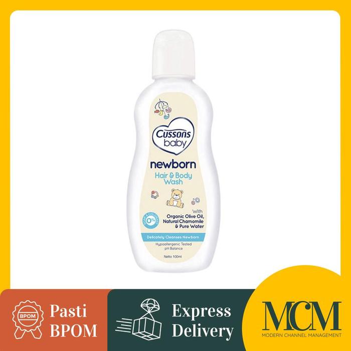 Jual Sabun Bayi Cussons Baby Newborn Hair Body Wash 200 mL