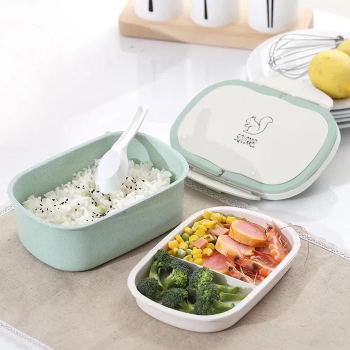 Gambar MICROWAVABLE! LUNCH BOX / KOTAK MAKAN ANAK TINGKAT 2 / BPA FREE - Merah Muda dari Das Living undefined Tokopedia