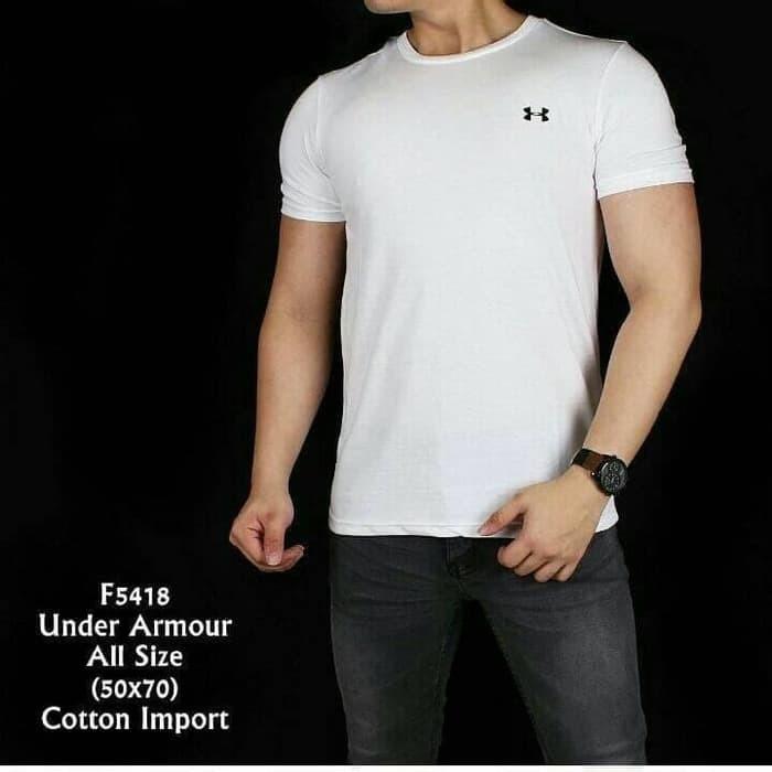 Jual KAOS Polos Pria underarmour Casual 