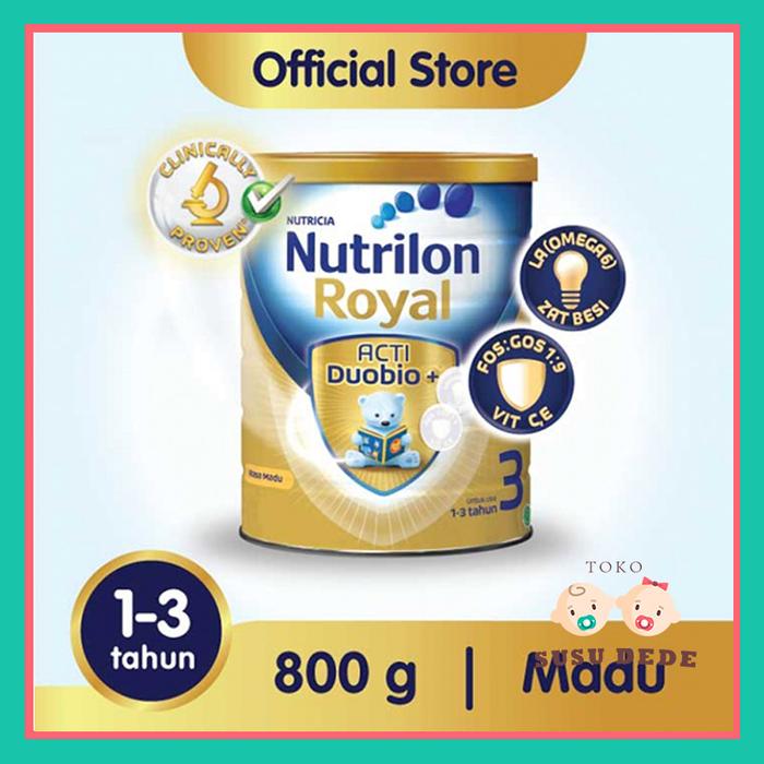 Gambar Nutrilon Royal 3 Madu 800 GR - Susu Pertumbuhan Tahap 3 (1-3 Tahun) dari Toko Susu Dede undefined Tokopedia