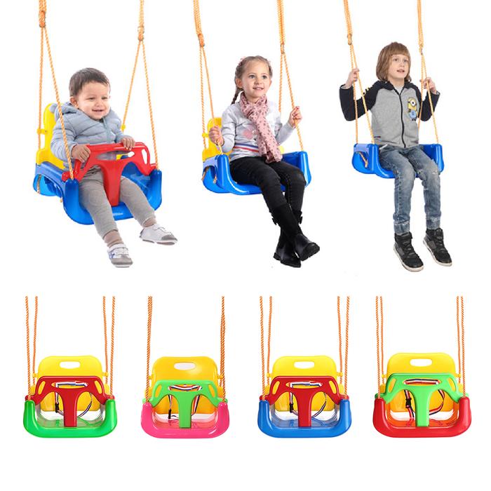 3-IN-1 Outdoor High Back Toddler Baby Swing Set Children di Pojok Warung Id  Tokopedia