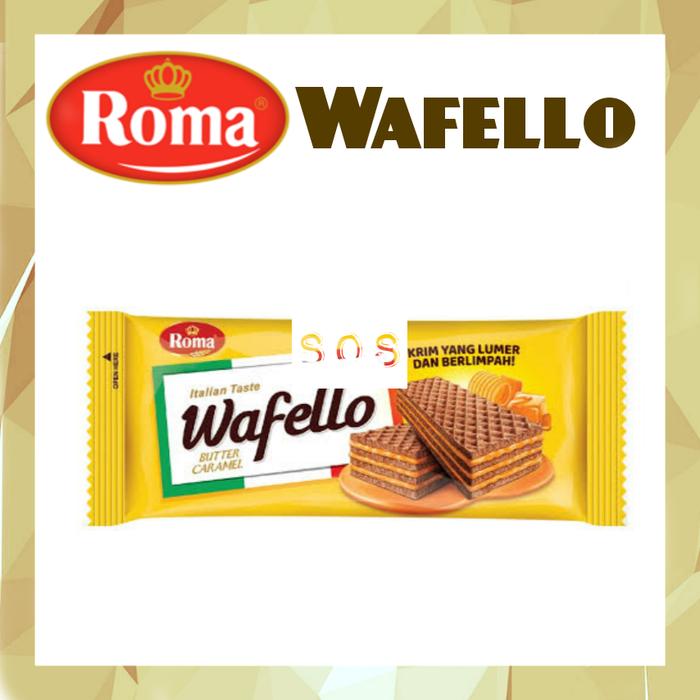 Gambar 《YC》 Wafello Butter Caramel Roma Wafer 21 gram dari Splendour Oneline Shop undefined Tokopedia