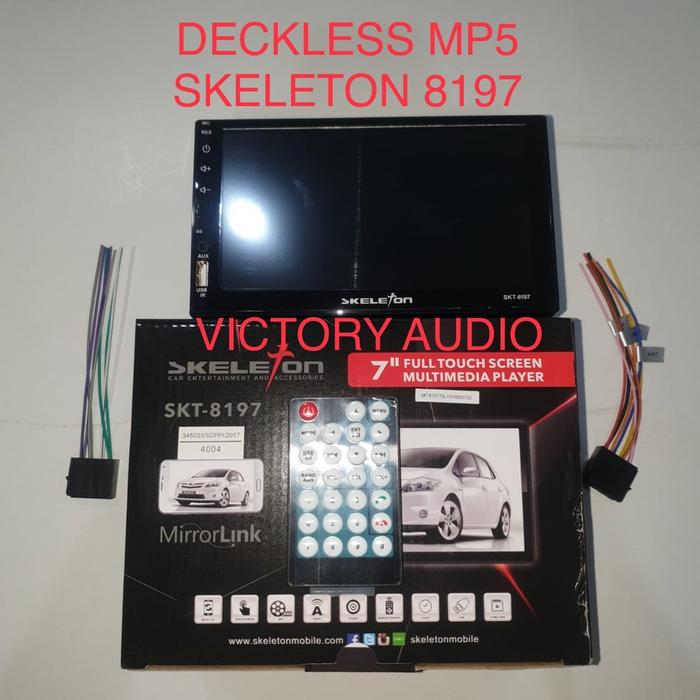 Jual Skeleton SKT 8197 Head Unit Mirrorlink Deckless Double Din Ta The ...