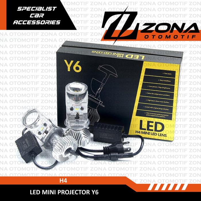 Jual Led Mini Projector Y6 - H4 
