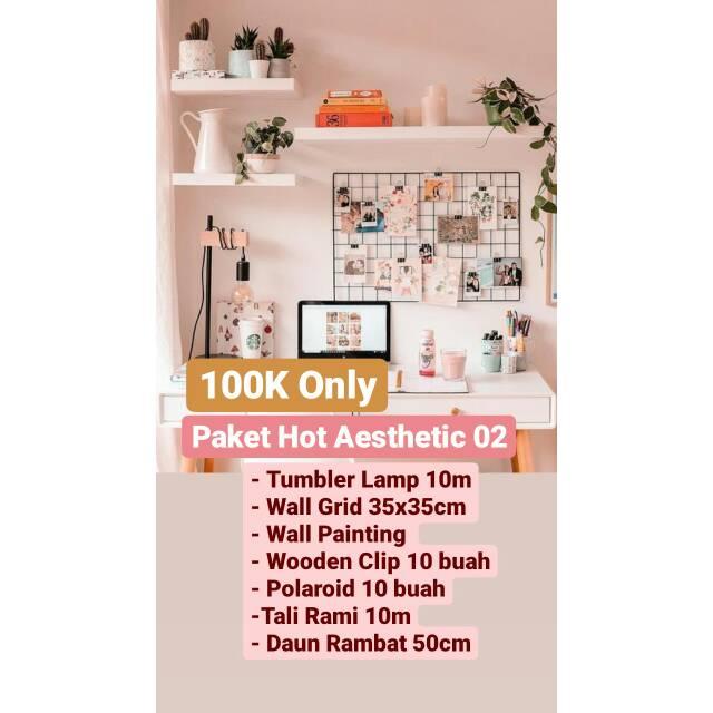 Jual Paket Room Decor Aesthetic 100k 02 Dekorasi Kamar Murah Lengkap Kode Jakarta Timur Thanonshop Tokopedia