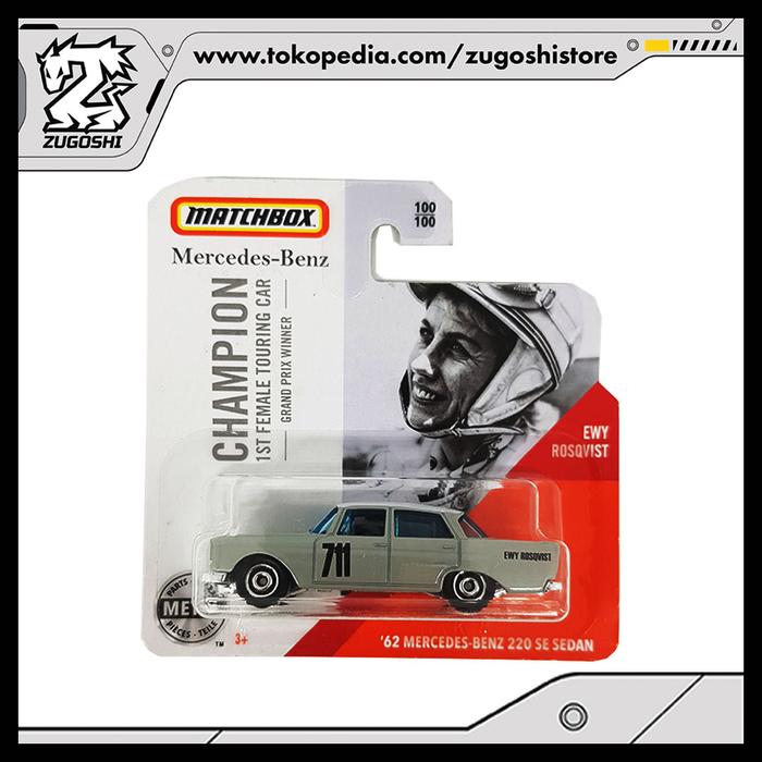 Matchbox ´62 Mercedes-Benz 220 SE Sedan – Ewy Rosqvist Edition, Modellauto Im Maßstab 1:64