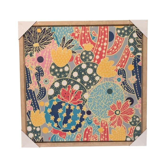 Gambar INFORMA - LUKISAN KANVAS - CANVAS PRINT ABSTRACT XC88 50X50X2.7CM dari mauuanita undefined Tokopedia