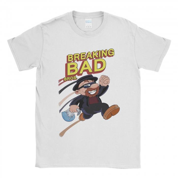 Gambar Baju Kaos Breaking Bad Bros - Putih, XS dari Popless Clothing undefined Tokopedia