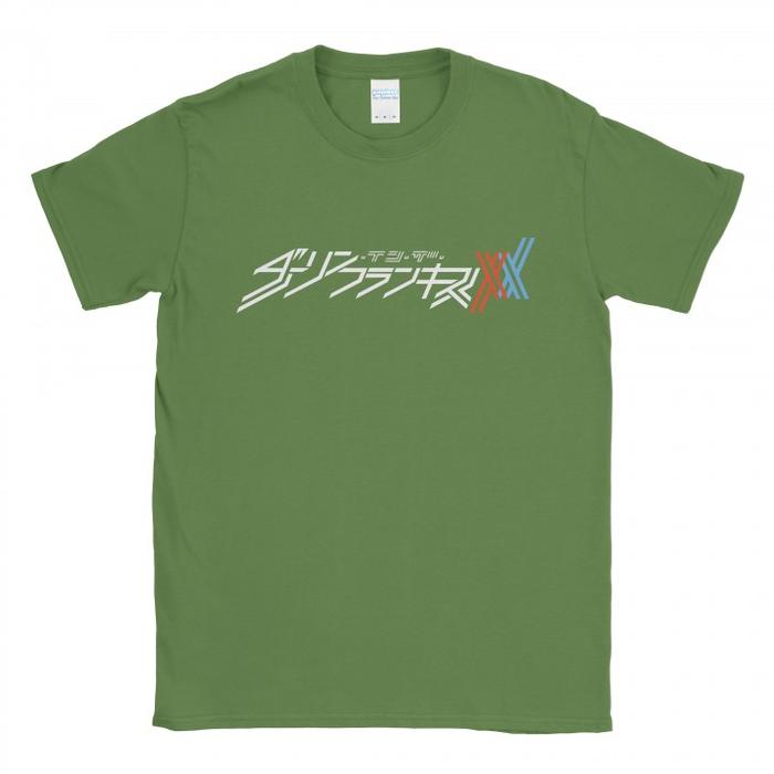 Gambar Baju Kaos Darling In the Franxx Logo - Irish Green, XL dari Popless Clothing undefined Tokopedia