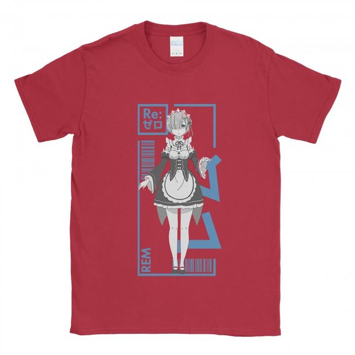 Gambar Baju Kaos Re Zero Rem - Merah, S dari Popless Clothing undefined Tokopedia